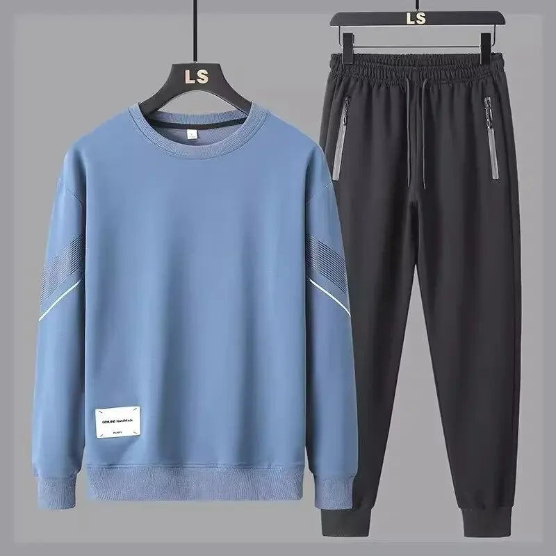 Kieran | Heren Sweatshirt & Joggerbroek Set - Zachte Ronde Hals, Comfortabele Loungewear voor Dagelijks Gebruik