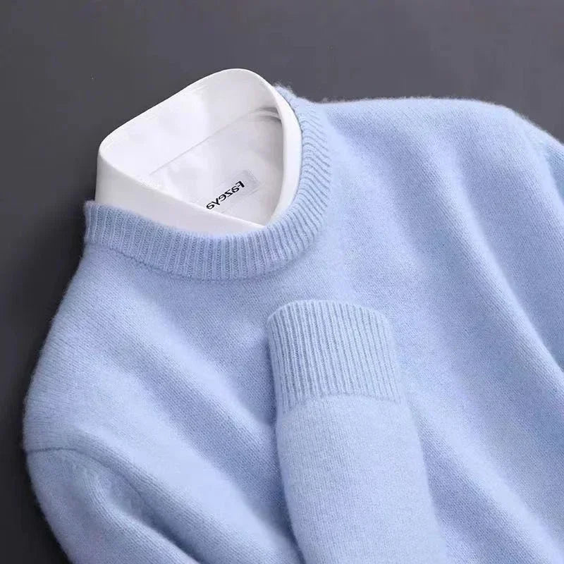 Fionara | Wollen trui met ronde hals voor dames – Comfortabel, zacht, warm breiwerk