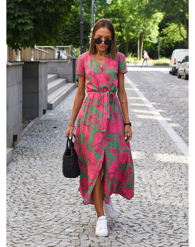Tanja - Stylish V-neck summer dress
