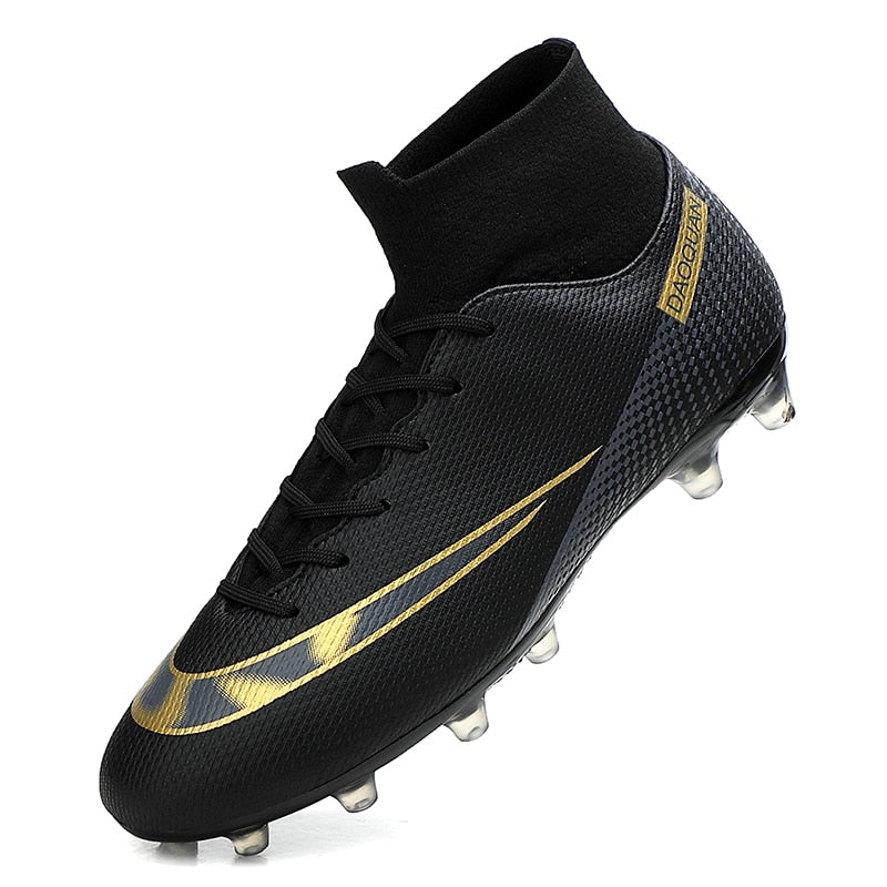 GripStrike | Heren Voetbalschoenen Hoge Enkel - Ademende Outdoor Voetbalschoenen, Antislip Turf Trainers