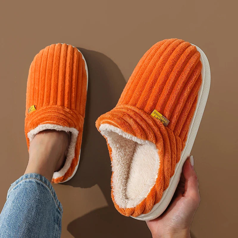 WarmWalks | Pantoufles d'intérieur moelleuses avec doublure en fourrure douce et semelle antidérapante - Confort douillet pour se détendre