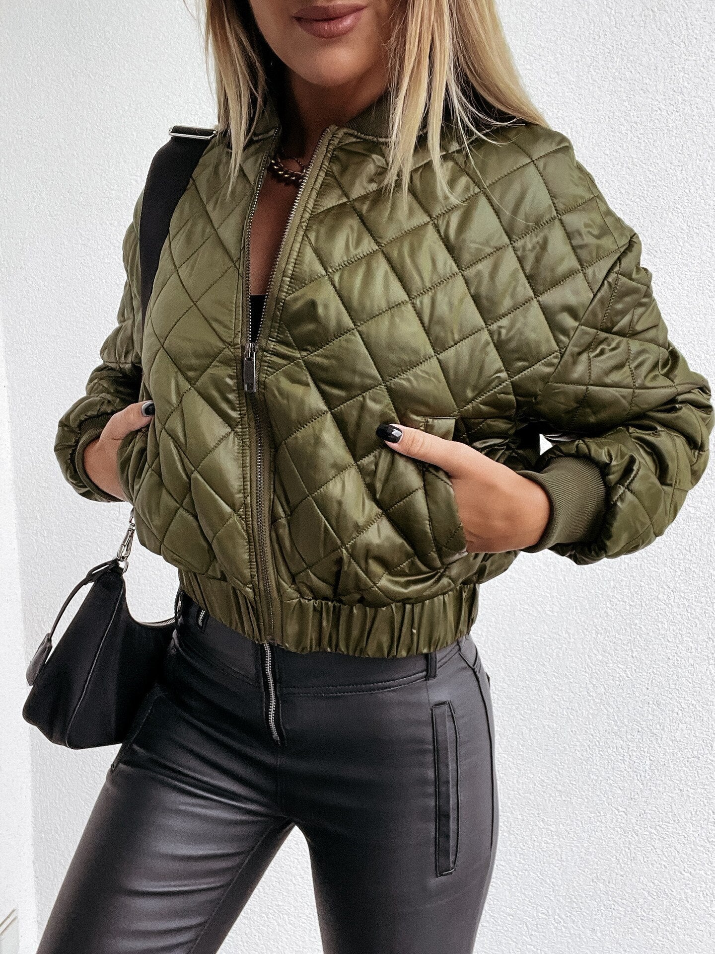 Sonja | Elegant Padded Bomber Jacket for Women - Warm, Stylish, and Versatile Winter Wear