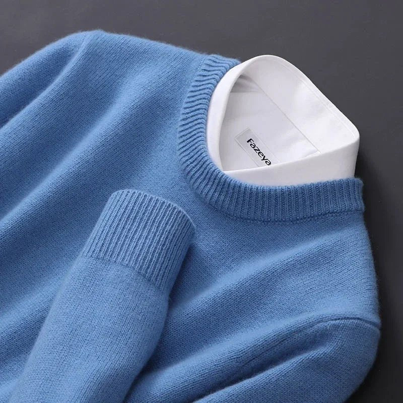 Fionara | Wollen trui met ronde hals voor dames – Comfortabel, zacht, warm breiwerk