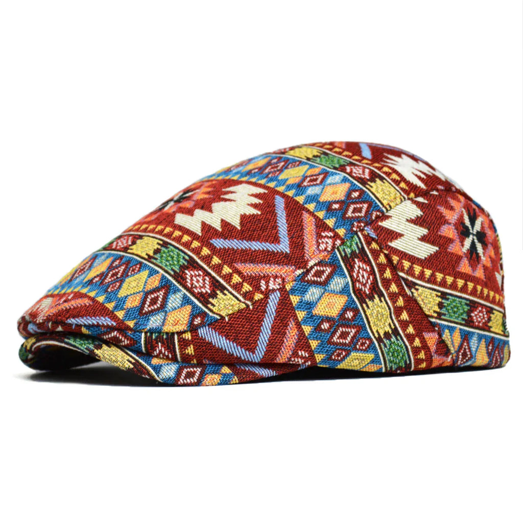 Salisse | Kleurrijke vintage baret voor dames – Stijlvolle en chique hoed