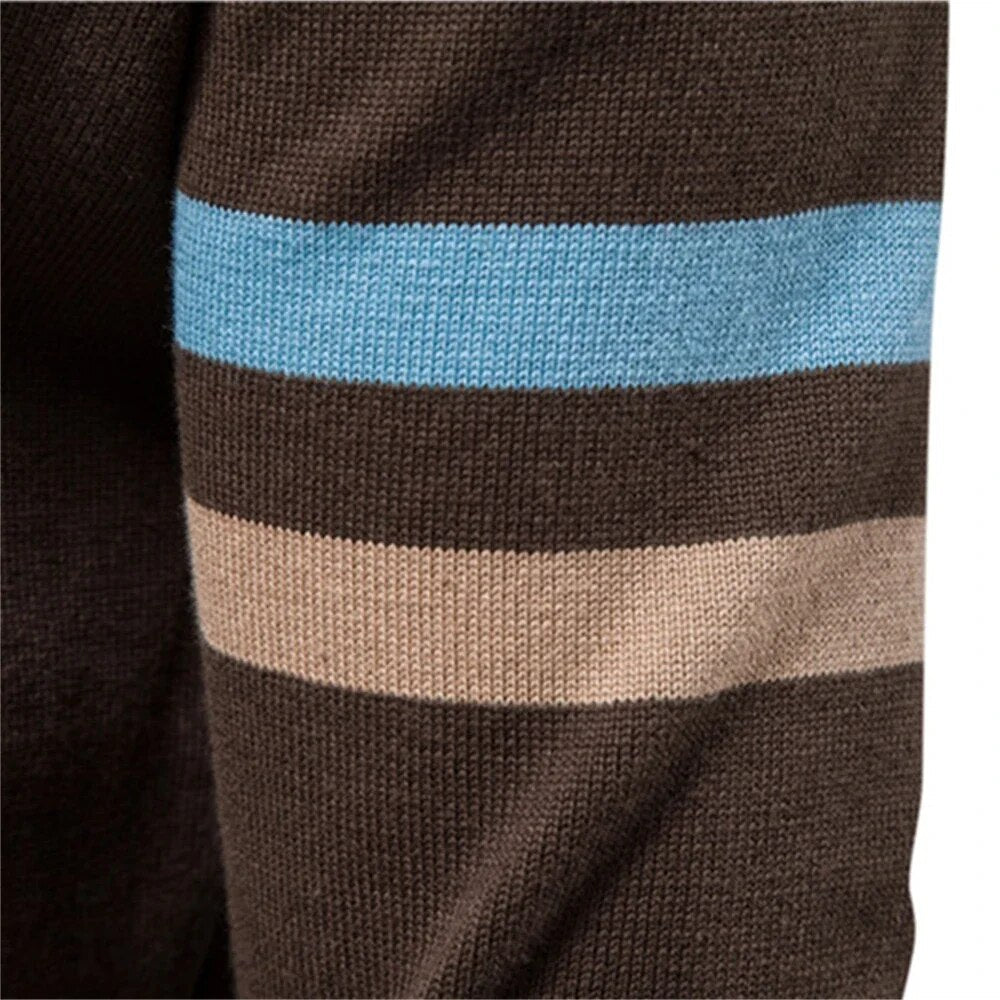 Daxiel | Heren trui met volledige ritssluiting – katoenmix, comfortabele casual- en kantoorkleding