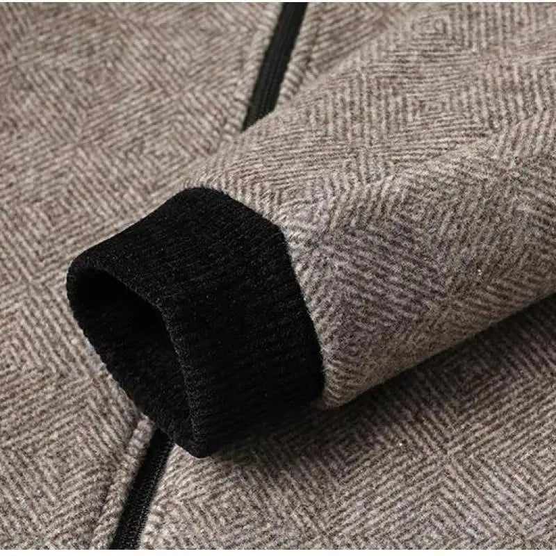 Irynnor | Luxe wollen jas voor heren – volledige ritssluiting, hoogwaardige warme winterjas