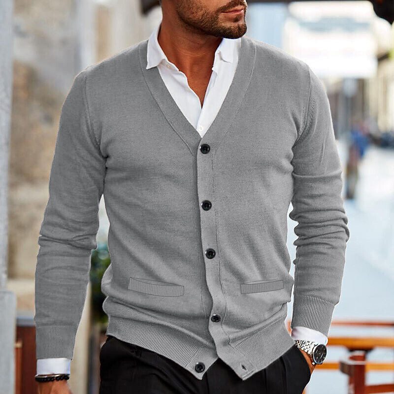 Braxen | Casual gebreid vest voor heren – katoenmix, comfortabele pasvorm