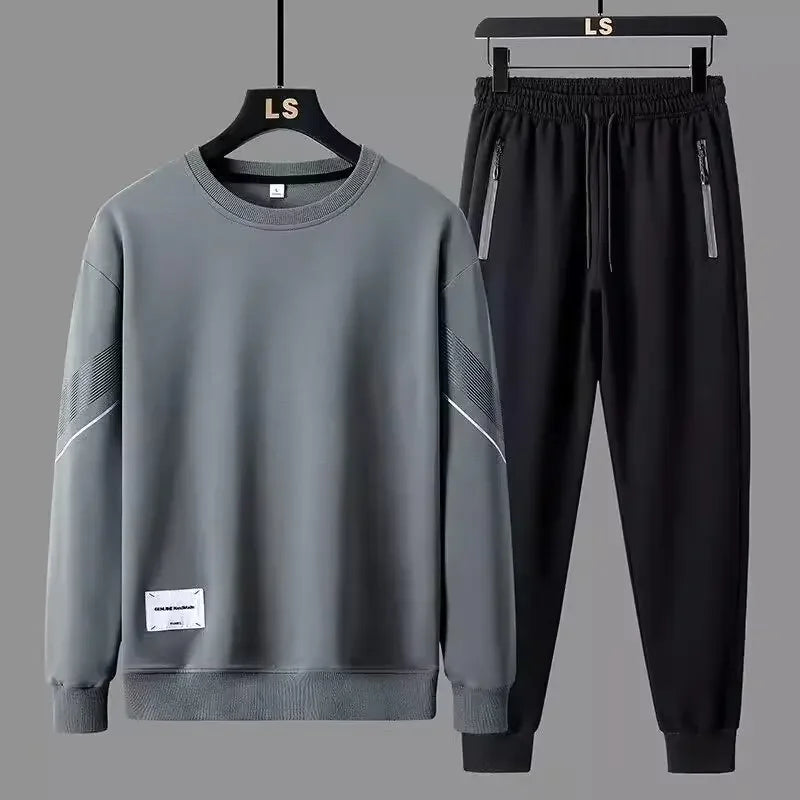 Kieran | Heren Sweatshirt & Joggerbroek Set - Zachte Ronde Hals, Comfortabele Loungewear voor Dagelijks Gebruik
