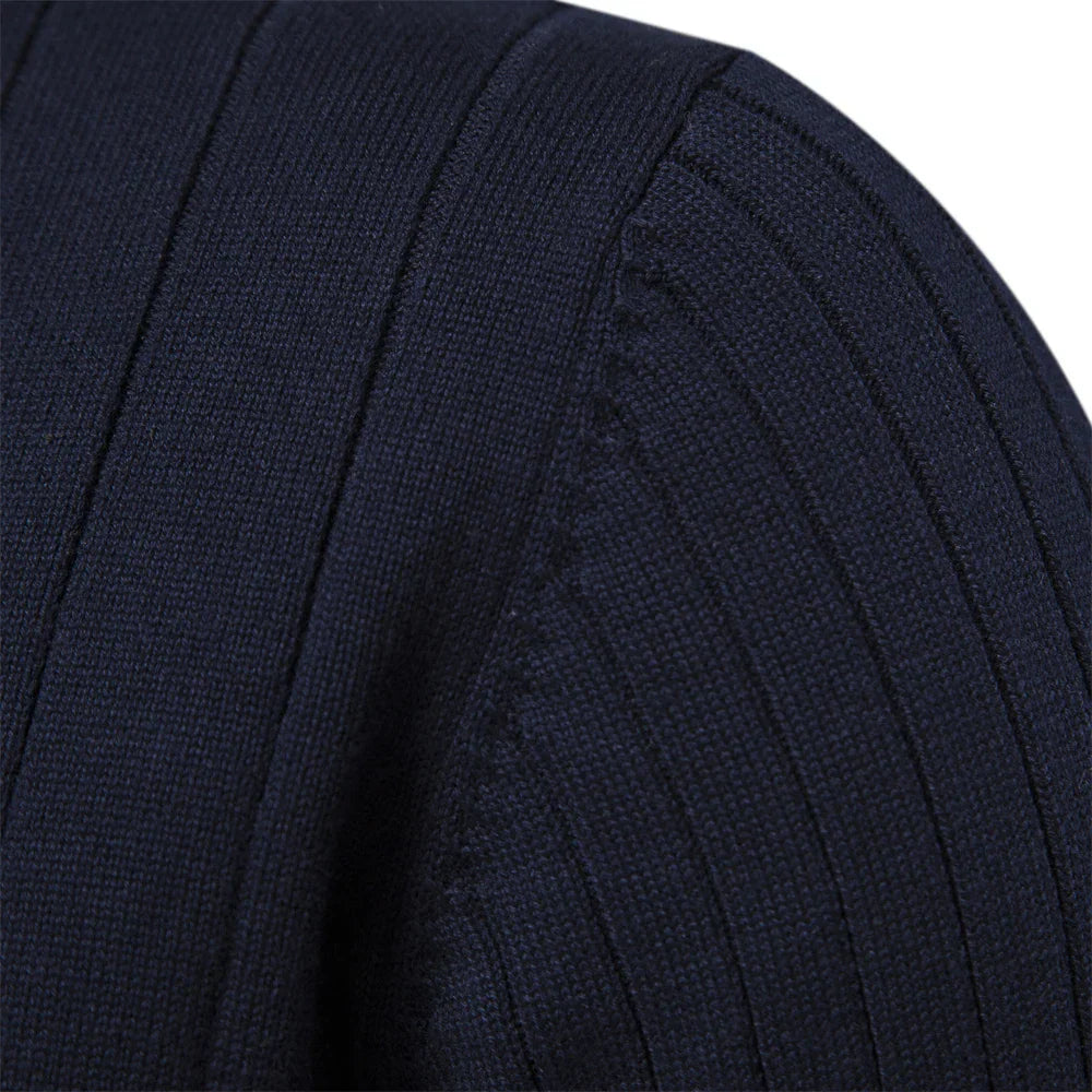 Brannon | Pull d'hiver épais pour homme avec col zippé - Pull décontracté, chaud et confortable pour les temps froids