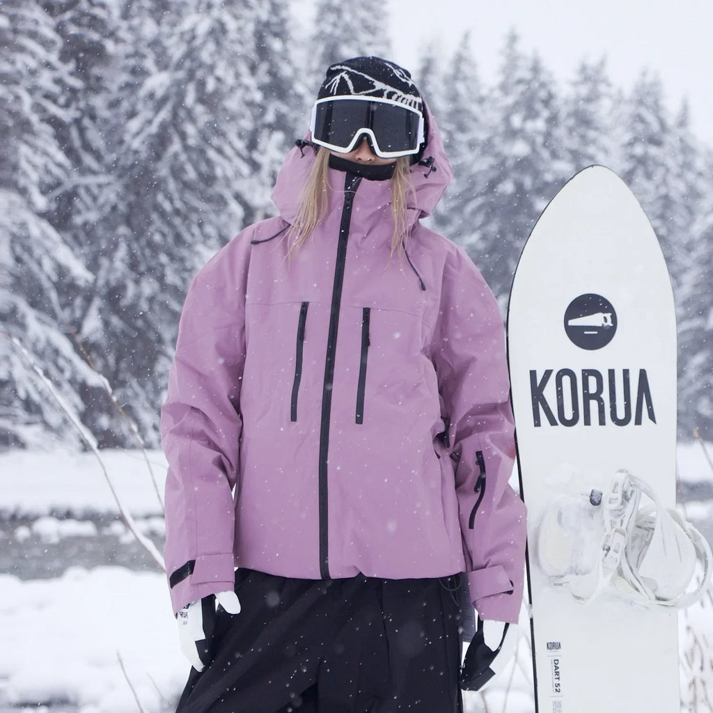 Skyward | Unisex ski-jas – waterdichte winterjas met capuchon, geïsoleerd, winddicht en veelzijdig outdoorjack