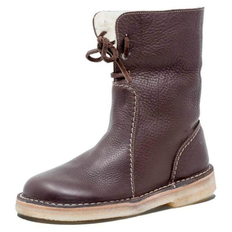 Bootique | Waterdichte winterlaarzen met bontvoering voor dames - antislip, geïsoleerd, warme sneeuwschoenen