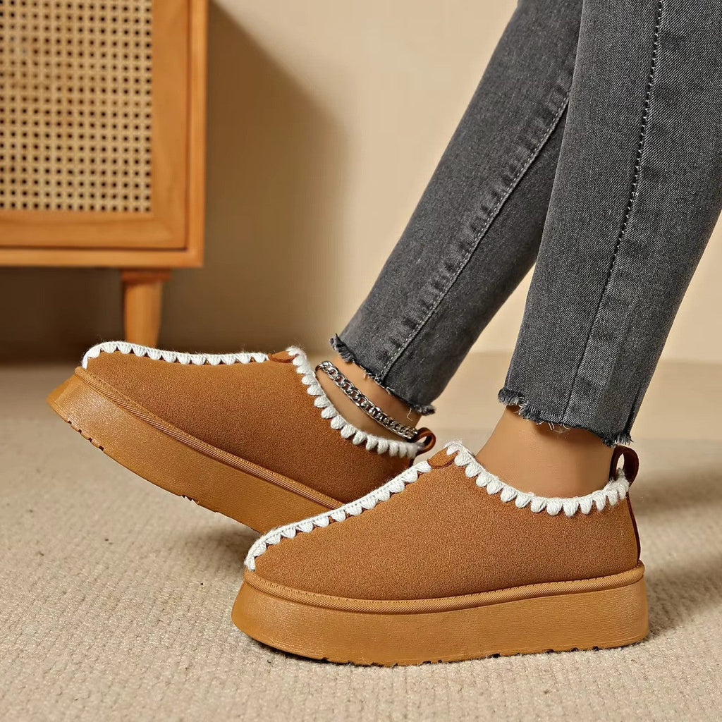 Akira | Winter Platform Sneeuwlaarzen - Warme Slip-On, Waterdicht, Antislipzool