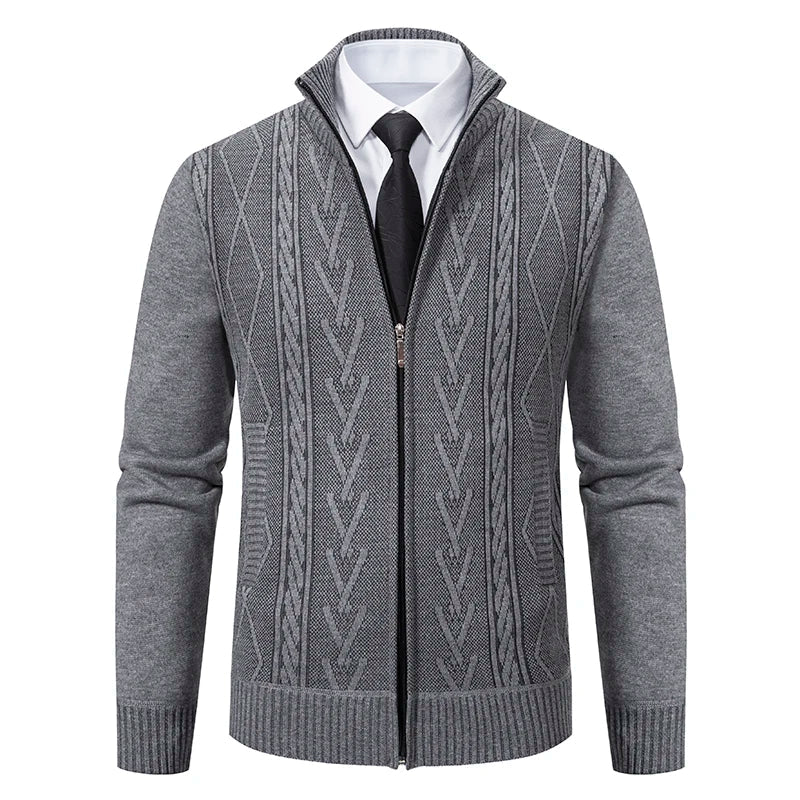 Tarlon | Veste zippée élégante pour homme – col montant, vêtement d'extérieur chic et décontracté.