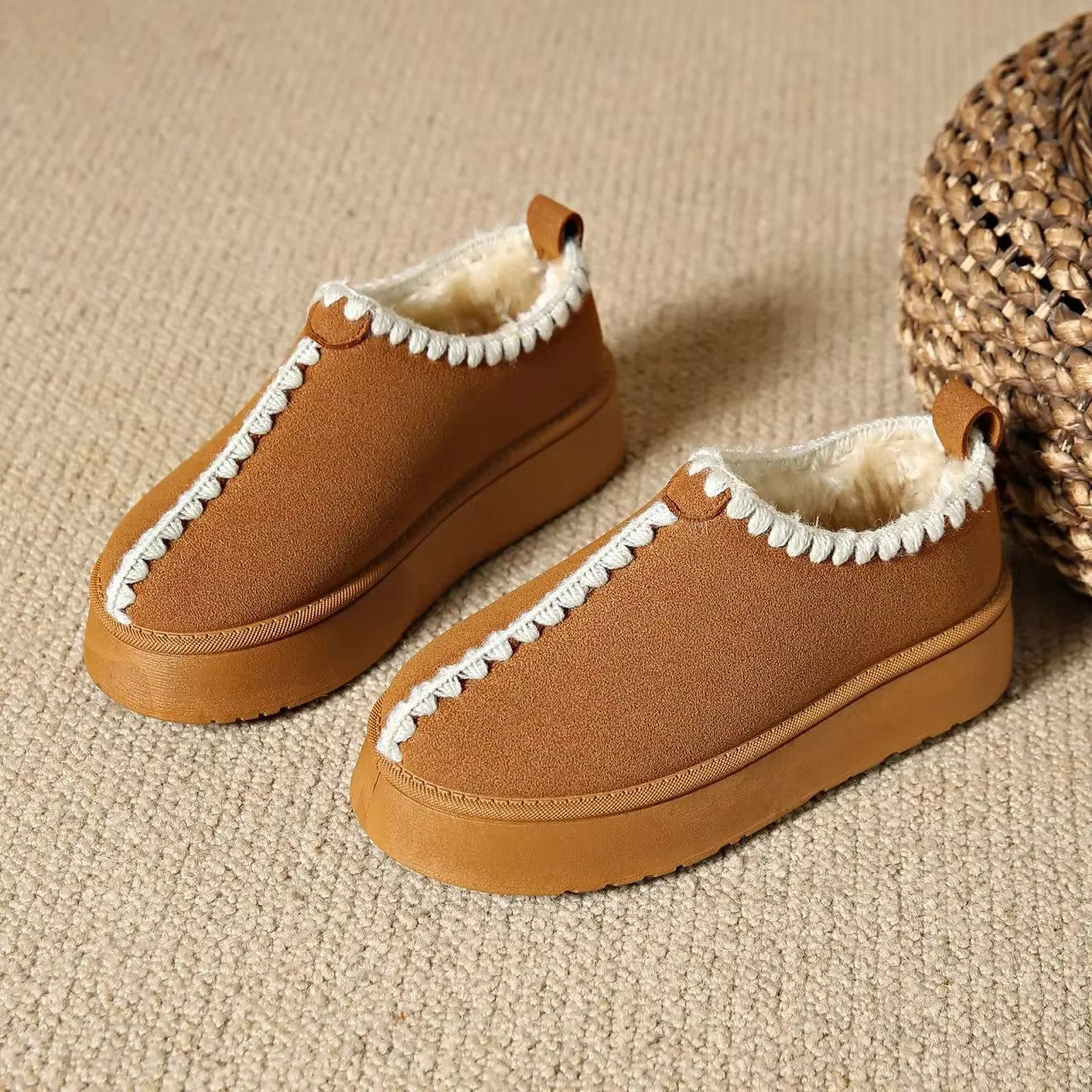 Akira | Winter Platform Sneeuwlaarzen - Warme Slip-On, Waterdicht, Antislipzool