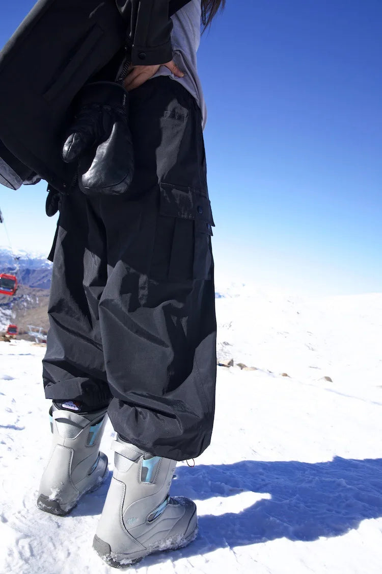 WarmTrek | Unisex skibroek – Baggy sneeuwbroek, winter outdoor snowboarden