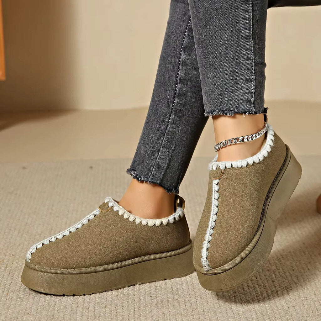 Akira | Winter Platform Sneeuwlaarzen - Warme Slip-On, Waterdicht, Antislipzool