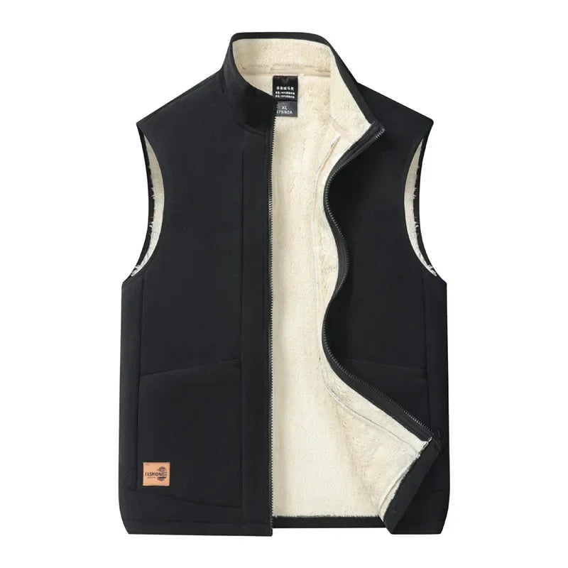 Norric | Gilet chaud sans manches pour homme – Gilet léger doublé polaire