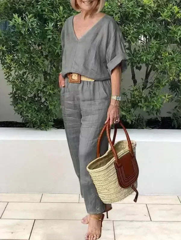 Lunae | Casual lentecombinatie voor dames – 2-delige, luchtige set