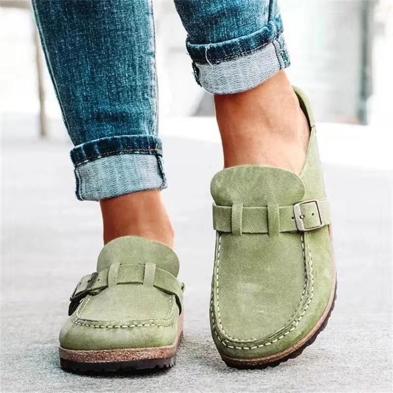 Xoana | Women's Slip-On Suede Loafers - Comfortable Casual Flats for Everyday Wear
