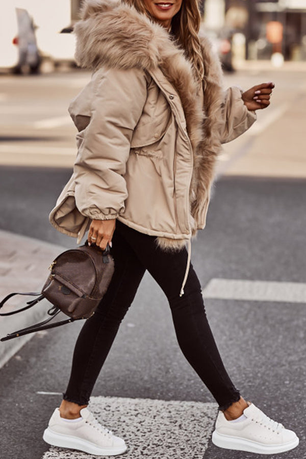 Lyvessa | Premium winterparka voor dames – Stijlvolle lange jas met capuchon van imitatiebont
