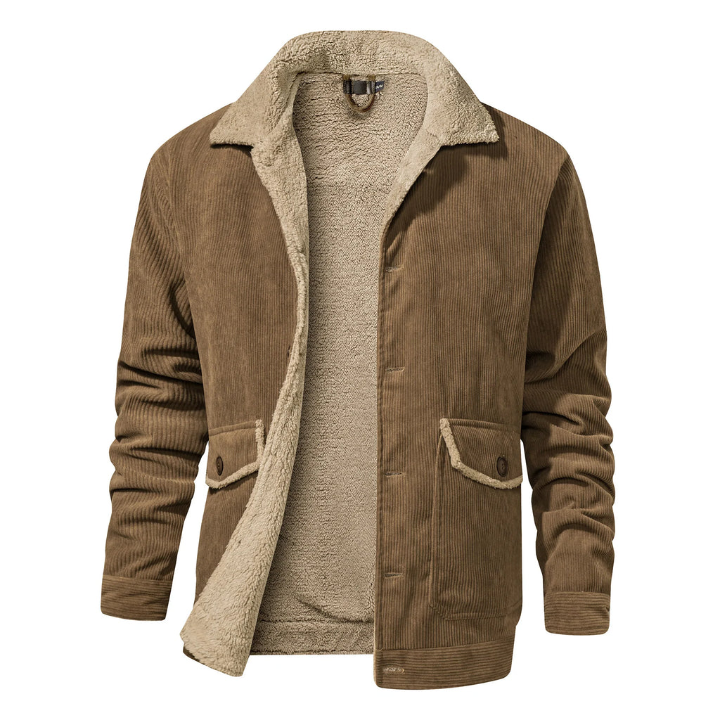 Viggo | Sherpa fleecejack voor heren - Warme, stijlvolle winterjas