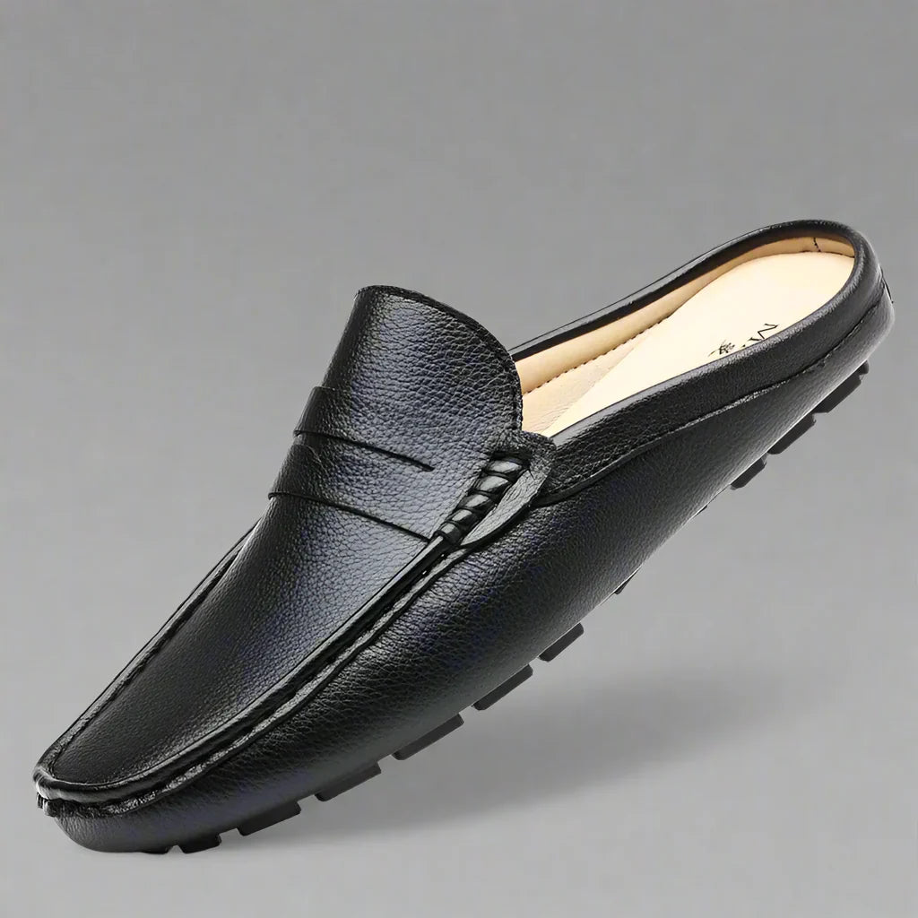 Daxton | Breathable Slip-On Leather Loafers for Men - Comfortable Casual Shoes
