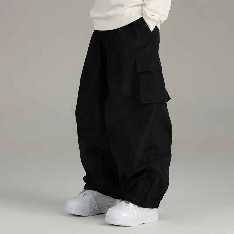 WarmTrek | Unisex skibroek – Baggy sneeuwbroek, winter outdoor snowboarden