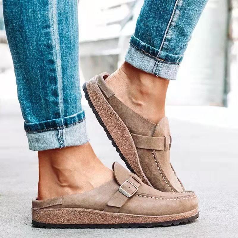 Xoana | Women's Slip-On Suede Loafers - Comfortable Casual Flats for Everyday Wear