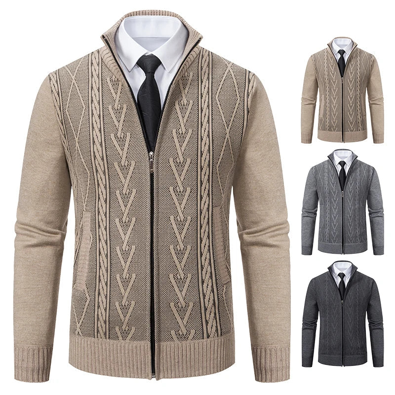 Tarlon | Veste zippée élégante pour homme – col montant, vêtement d'extérieur chic et décontracté.