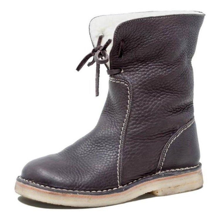 Bootique | Waterdichte winterlaarzen met bontvoering voor dames - antislip, geïsoleerd, warme sneeuwschoenen