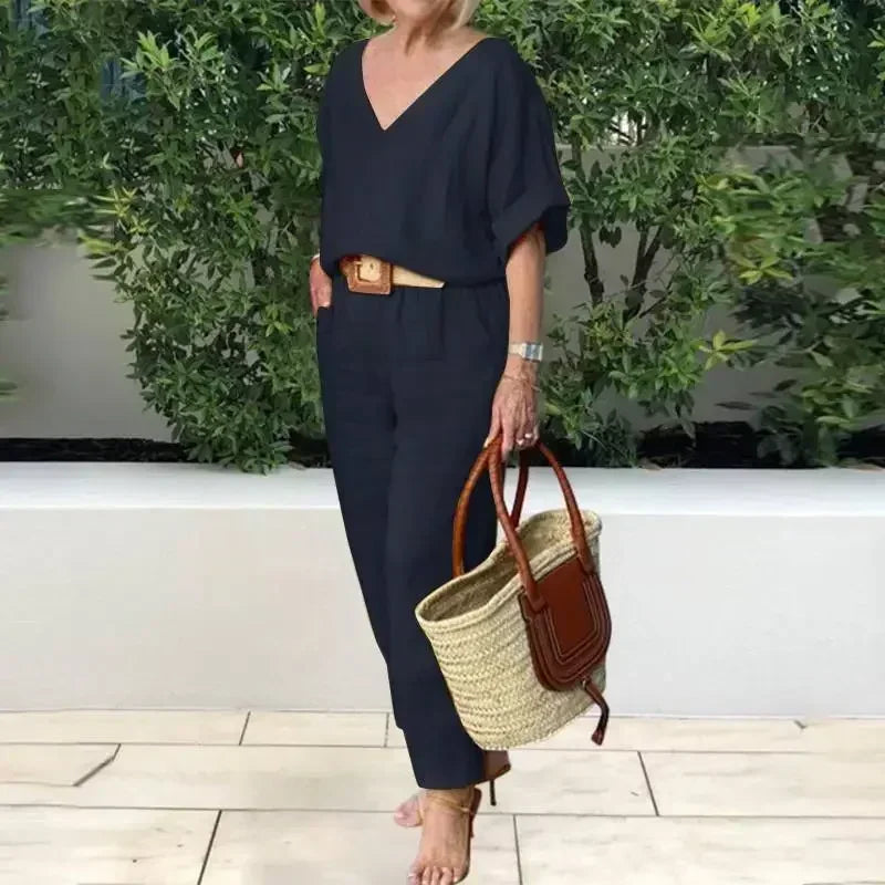 Lunae | Casual lentecombinatie voor dames – 2-delige, luchtige set