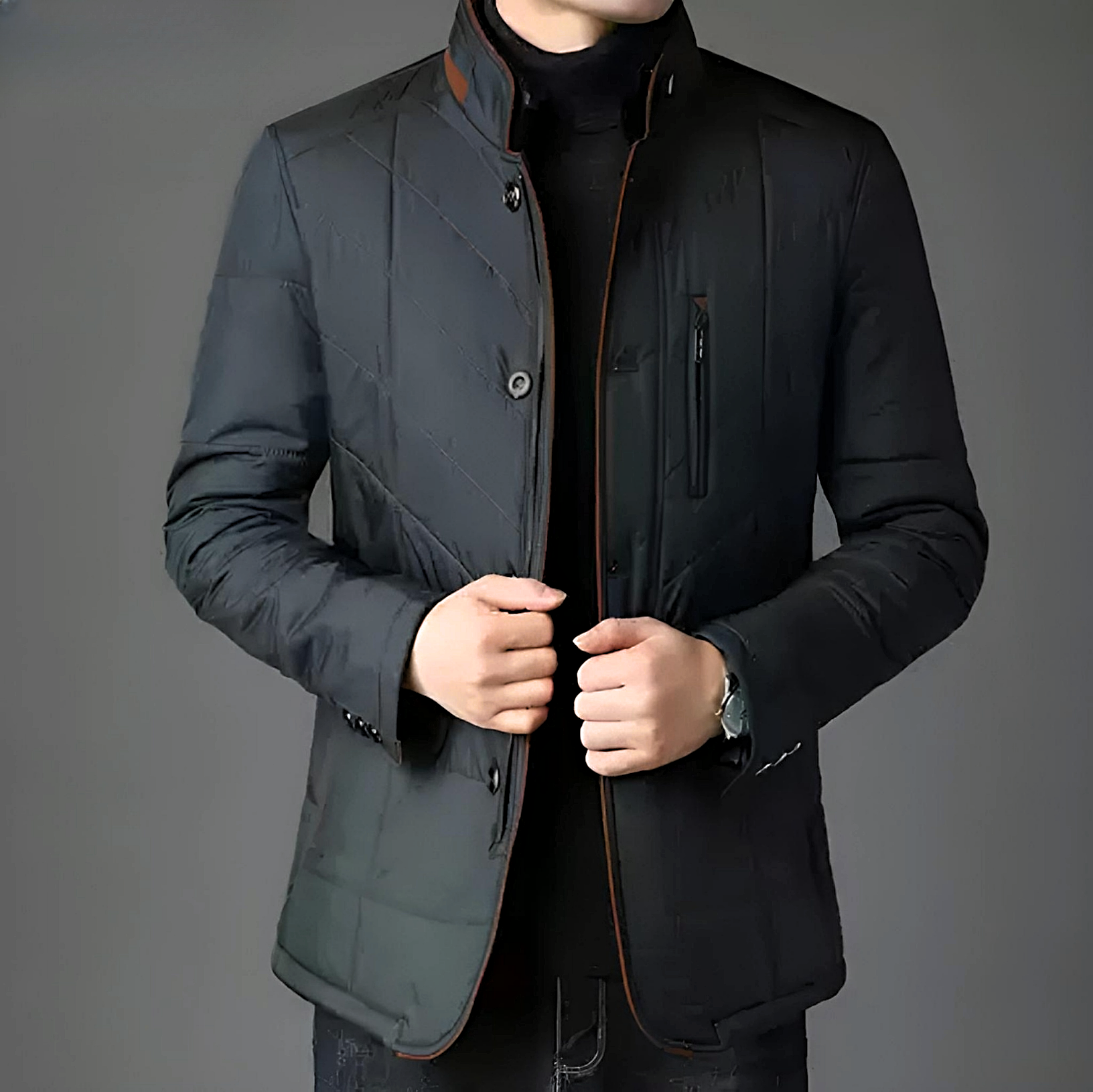 Zavren | Doudoune d'hiver pour homme – Veste chaude, isolante et imperméable