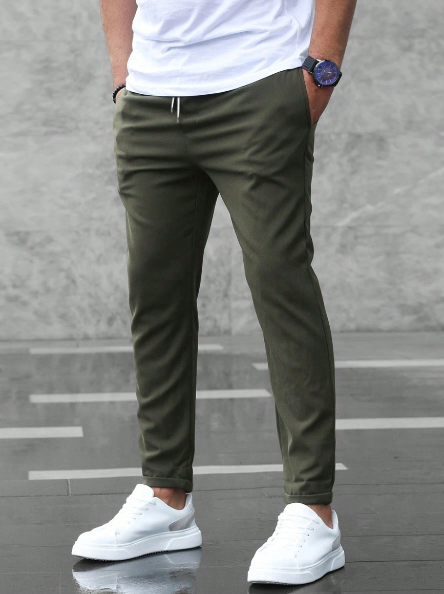 Adrastos | Elastische herenbroek - comfortabel, slim fit, casual en formeel