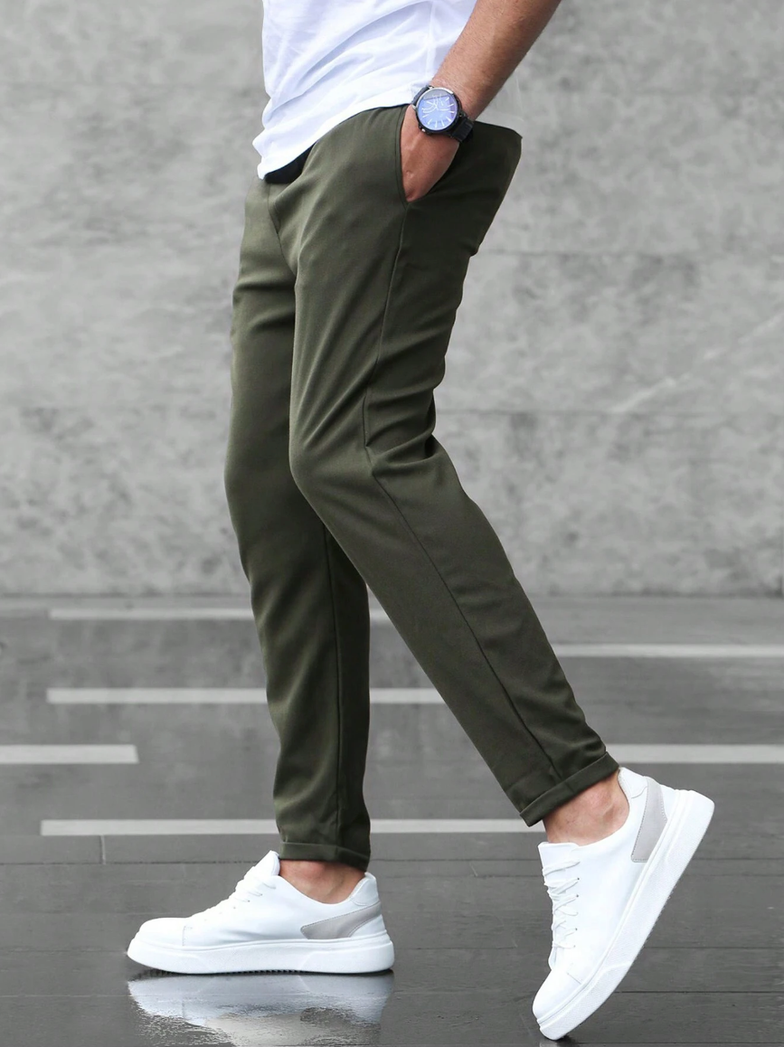 Adrastos | Elastische herenbroek - comfortabel, slim fit, casual en formeel