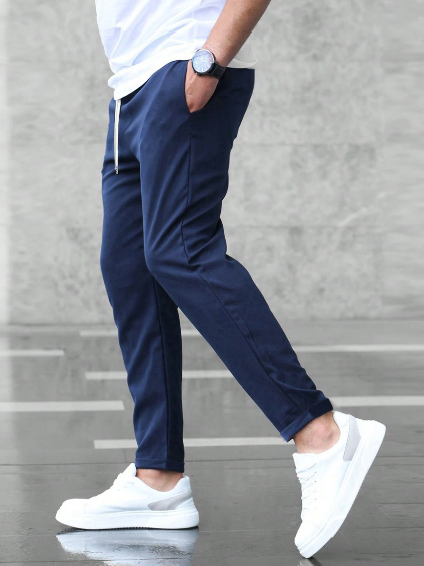 Adrastos | Elastische herenbroek - comfortabel, slim fit, casual en formeel