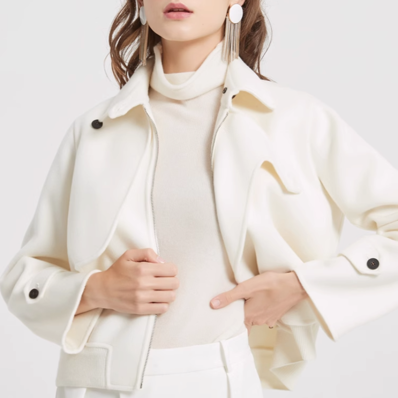 Virielle | Elegante wollen damesjas – zacht, warm en stijlvol
