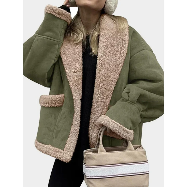 Adelaide | Wollen Suède Damesjas - Stijlvol, Warm & Comfortabel