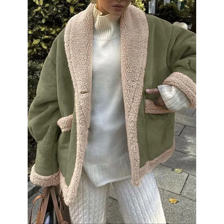 Adelaide | Wollen Suède Damesjas - Stijlvol, Warm & Comfortabel