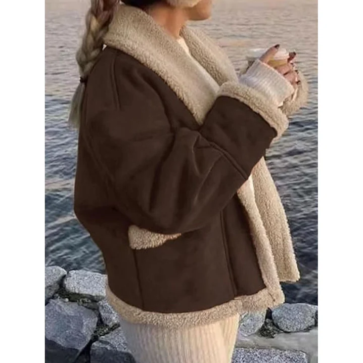 Adelaide | Wollen Suède Damesjas - Stijlvol, Warm & Comfortabel