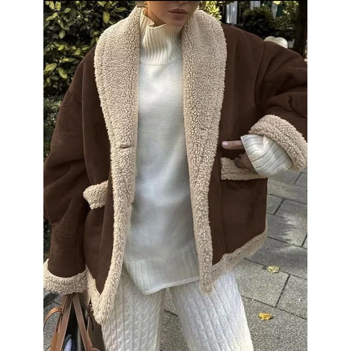 Adelaide | Wollen Suède Damesjas - Stijlvol, Warm & Comfortabel