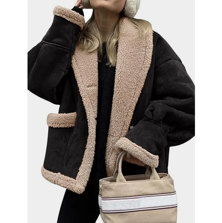 Adelaide | Wollen Suède Damesjas - Stijlvol, Warm & Comfortabel
