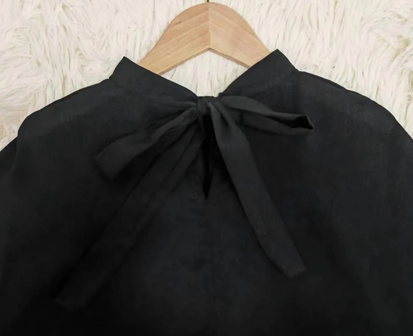 Darcella | Elegante losse blouse met korte mouwen - Damesmodetop, Casual & Chic