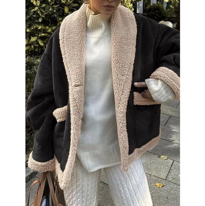 Adelaide | Wollen Suède Damesjas - Stijlvol, Warm & Comfortabel
