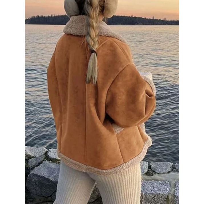 Adelaide | Wollen Suède Damesjas - Stijlvol, Warm & Comfortabel