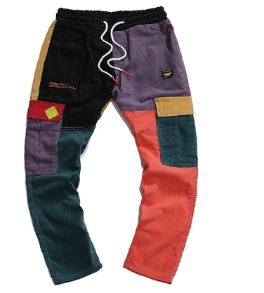 Zevior | Casual Kleur-blok Trekkoordbroek voor Mannen - Comfortabel en Stijlvol