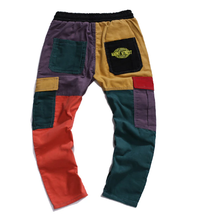 Zevior | Casual Kleur-blok Trekkoordbroek voor Mannen - Comfortabel en Stijlvol