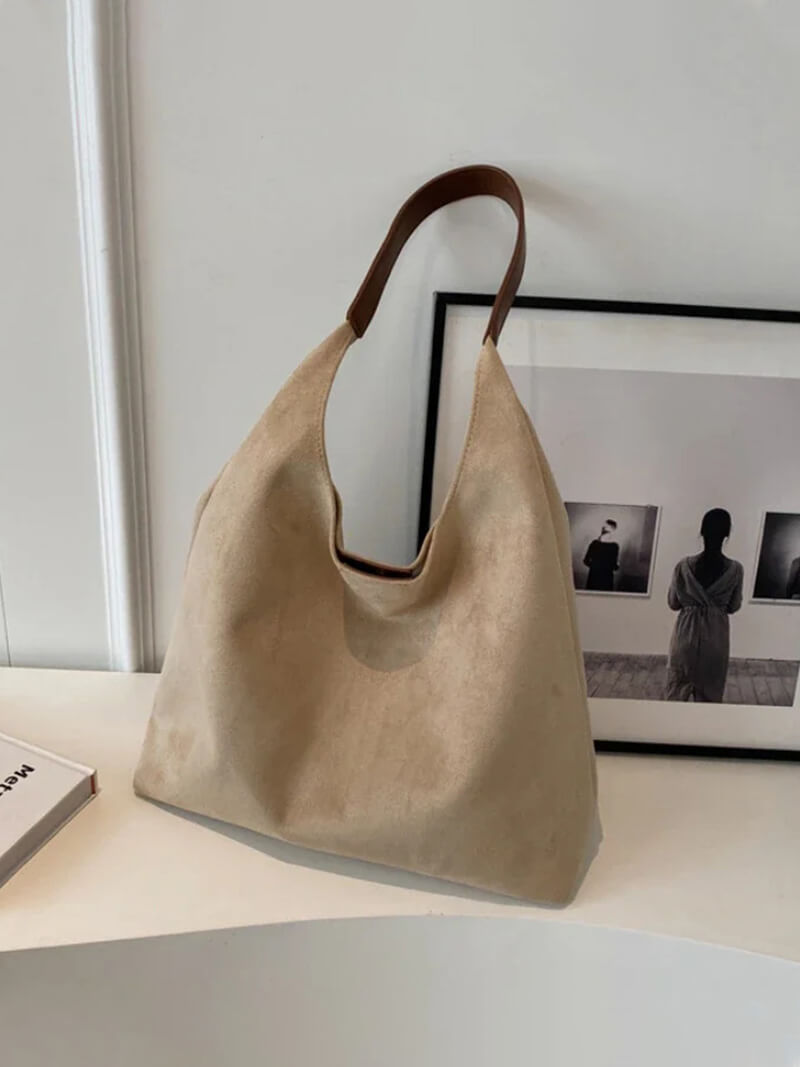 Suedique | Eenvoudige elegante suède tas