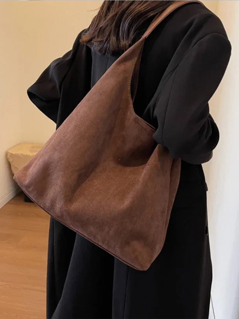 Suedique | Eenvoudige elegante suède tas