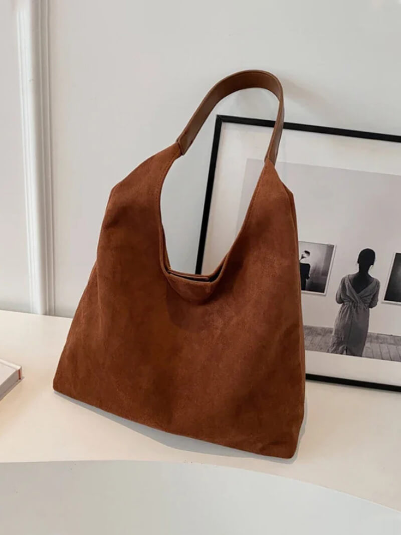 Suedique | Eenvoudige elegante suède tas