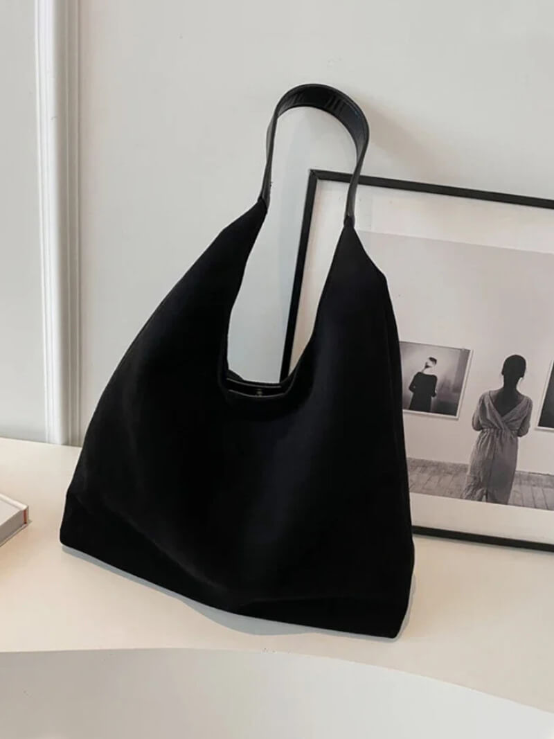 Suedique | Eenvoudige elegante suède tas